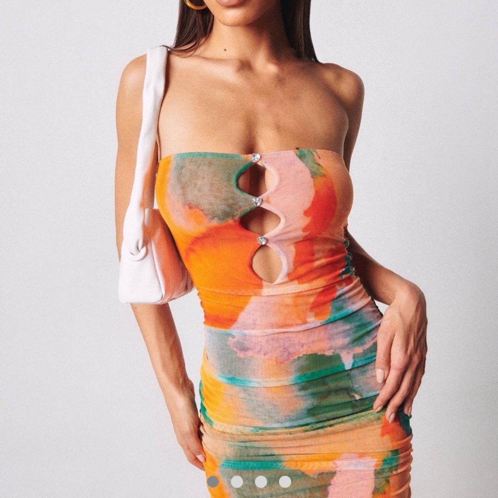 Tiger most Andres dress watercolor